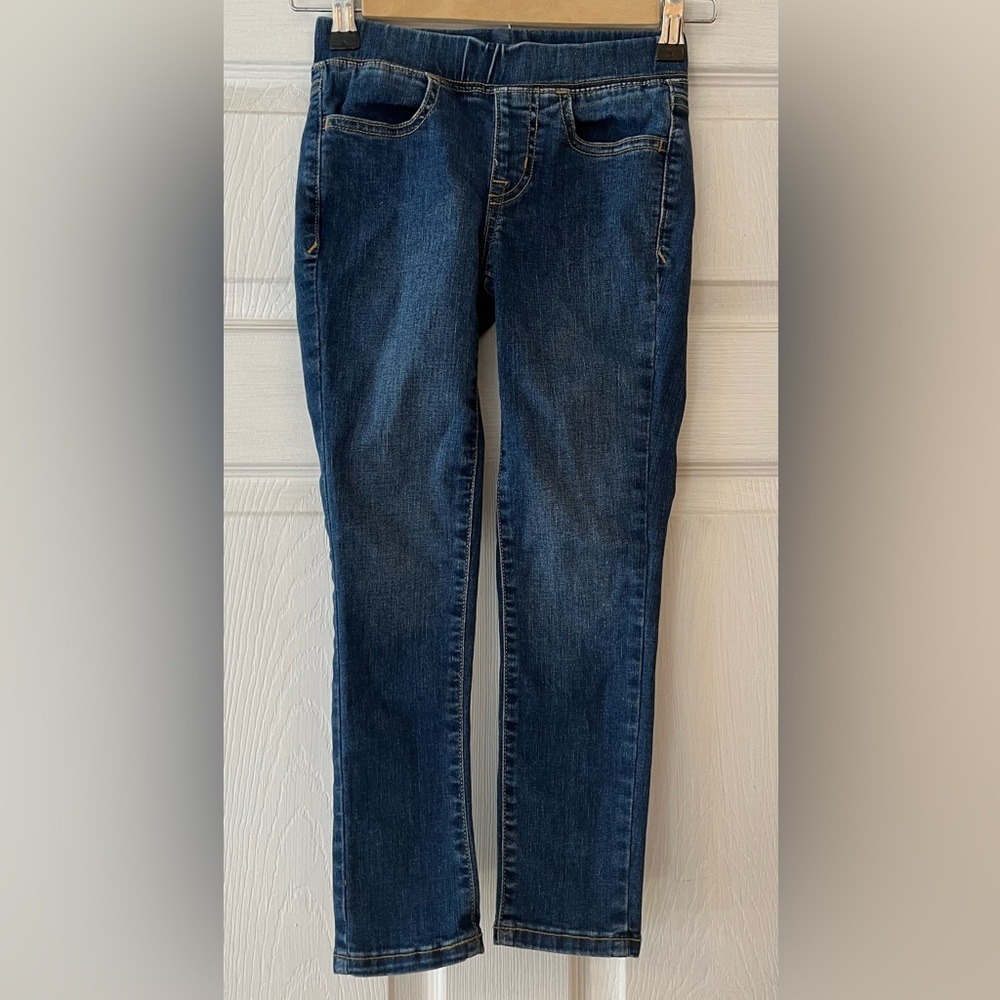 Cat & Jack Dark Blue Skinny Jeans Size 6 EUC